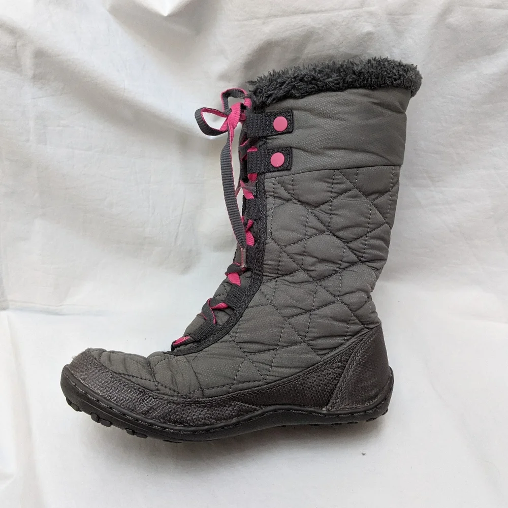 Columbia Girls Omni Heat Insulated Winter Boots Size 2